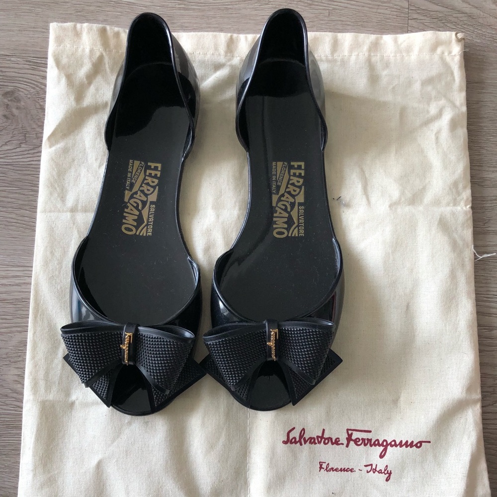 Ferragamo Barbados jelly flats
